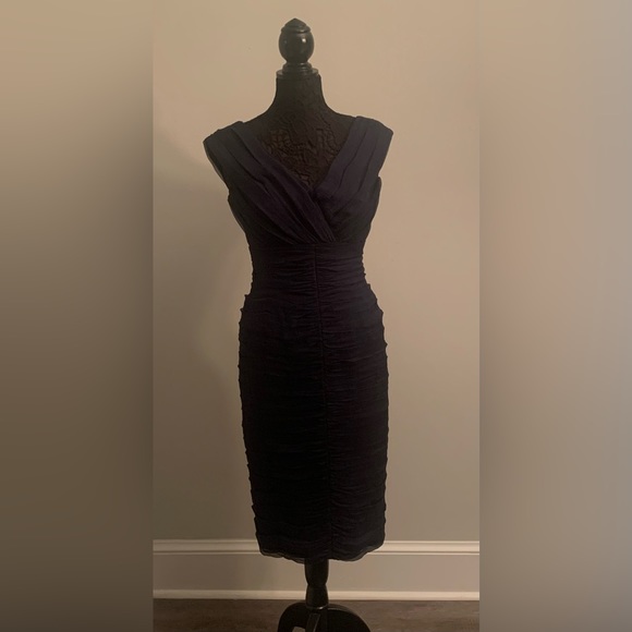 Tadashi Shoji Collection silk semi-formal dress - Picture 1 of 6